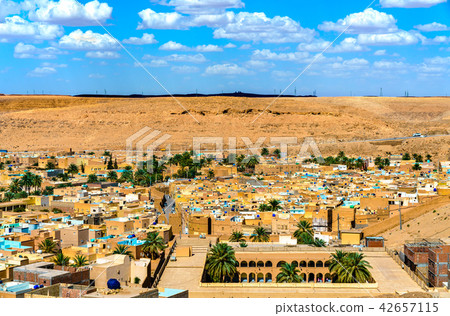 View of Beni Isguen, a city in the Mzab Valley. UNESCO world heritage in Algeria View of Beni Isguen, a city in the Mzab Valley. UNESCO world heritage in Algeria 42657115
