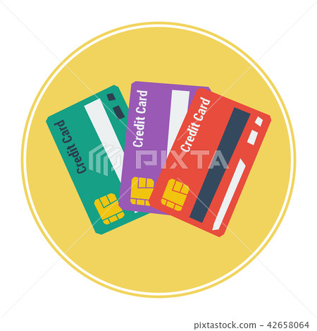 Vector Credit Card Icon 42658064