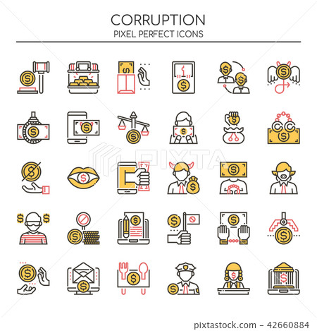 Corruption Elements ,  Pixel Perfect Icons. 42660884