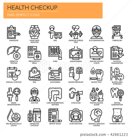 Health Checkup , Pixel Perfect Icons. Health Checkup , Pixel Perfect Icons. 42661223