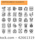 Cryptocurrency Elements , Pixel Perfect Icons 42661319