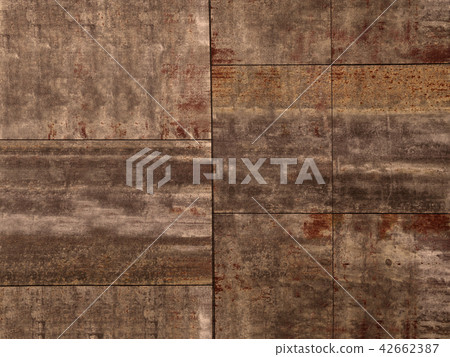生鏽的金屬牆 42662387
