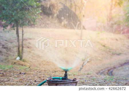 sprinkler of automatic watering-color effect sprinkler of automatic watering-color effect 42662672