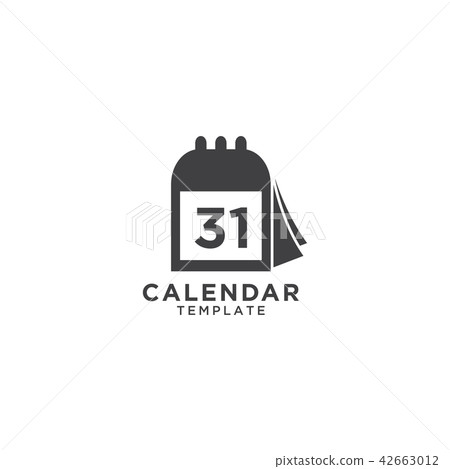 Calendar graphic design template Calendar graphic design template 42663012