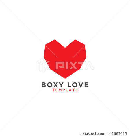 Boxy love graphic design template Boxy love graphic design template 42663015