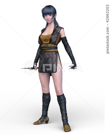 Female ninja Female ninja 42663203