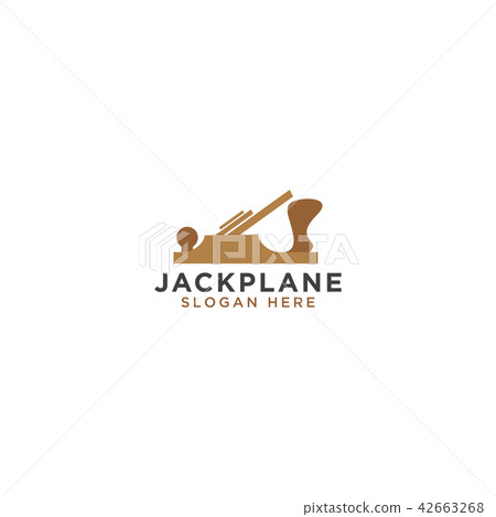 Jack plane logo design template 42663268