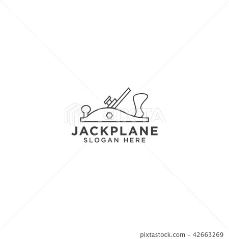 Jack plane logo design template 42663269