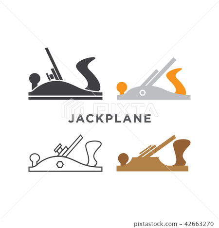 Jack plane logo design template 42663270