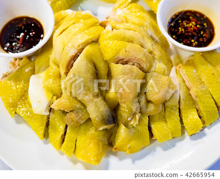 Chopped boiled chicken - A Popular Taiwanese food Chopped boiled chicken - A Popular Taiwanese food 42665954