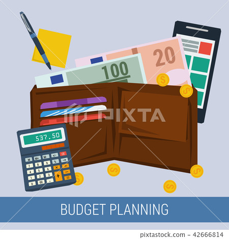 Budget Planning Concept - Stock Illustration [42666814] - PIXTA