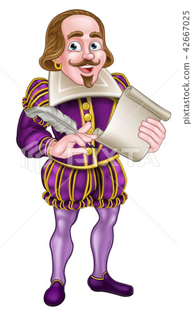 Shakespeare Cartoon Character Shakespeare Cartoon Character 42667025