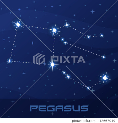 Constellation Pegasus, Winged Horse 42667049