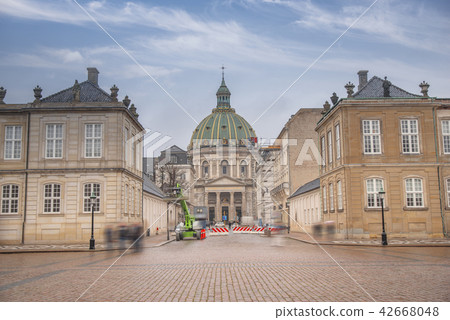 Royal Amalienborg Palace in Copenhagen Royal Amalienborg Palace in Copenhagen 42668048