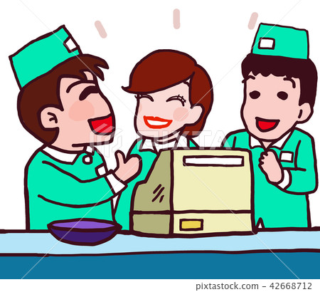 不工作聊天的職員 42668712