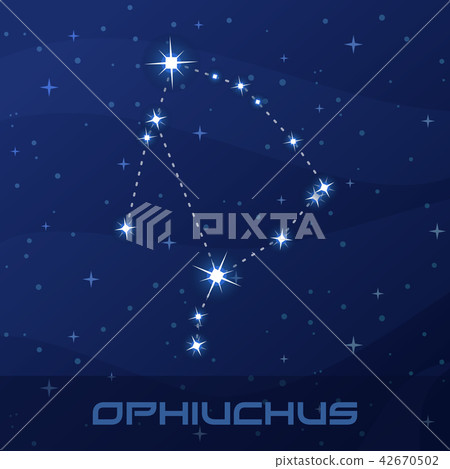 Constellation Ophiuchus, Serpent Holder Constellation Ophiuchus, Serpent Holder 42670502