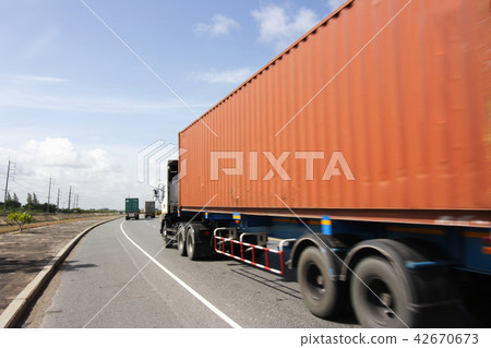 Drive on road, transportation logistic concept 42670673