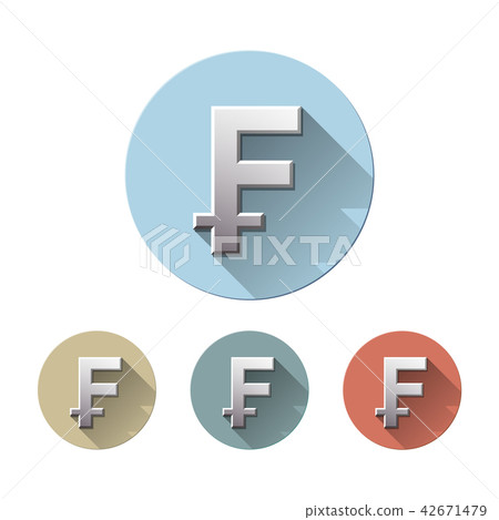 Swiss Franc currency symbol Swiss Franc currency symbol 42671479