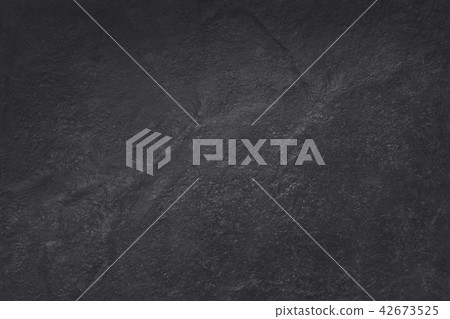 Dark grey black slate texture in natural pattern 42673525