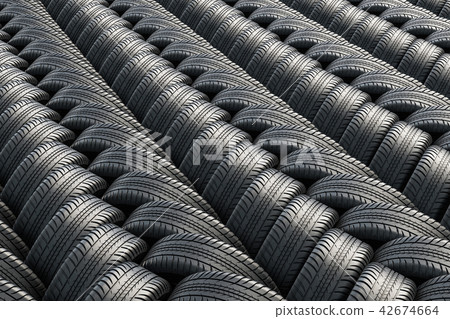 Background from automobile tires Background from automobile tires 42674664