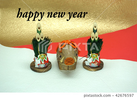 新年賀卡/公豬年 42676597