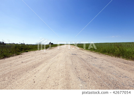 gravel road gravel road 42677054