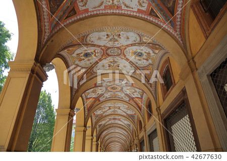 Street architecture in Bologna, Italy 42677630