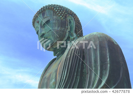 Kamakura Great Bodhisattva under clear weather Kamakura Great Bodhisattva under clear weather 42677878