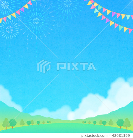 Background material Outdoor event Background material Outdoor event 42681399