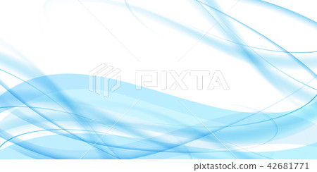 Wave summer curve background - Stock Illustration [42681771] - PIXTA