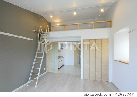 Studio apartment with loft 42683747
