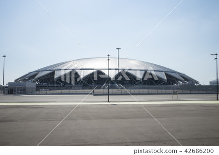 Samara Arena football stadium. Samara - the city hosting the FIFA World Cup in Russia in 2018. 42686200