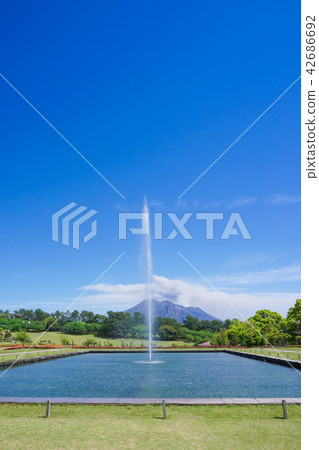 春天吉野公園 照片素材 圖片 圖庫