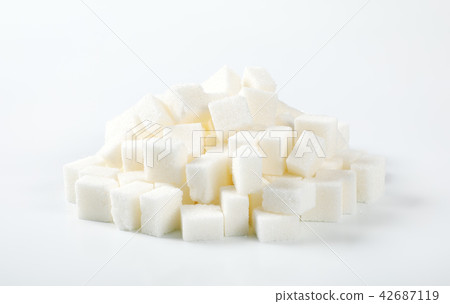 white sugar cubes white sugar cubes 42687119