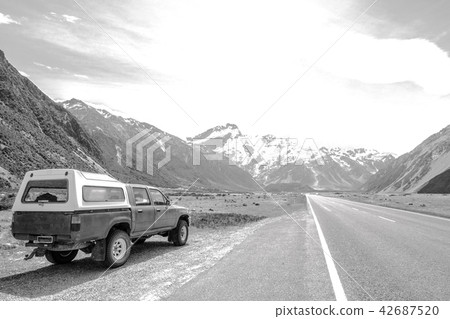 (Sepia) New Zealand Road (Sepia) New Zealand Road 42687520