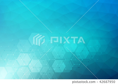 Vector medical background from hexagons.... - Stock Illustration ...