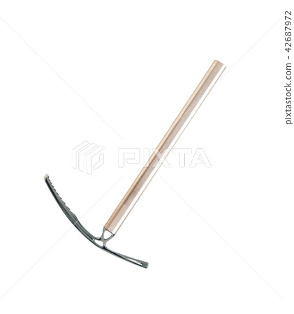 Ice axe isolated on white background 42687972