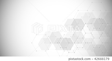 Vector medical background from hexagons.... - Stock Illustration ...