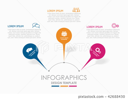 Infographic design template with place for your data. Vector illustration. Infographic design template with place for your data. Vector illustration. 42688430