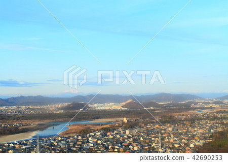 Gifu Prefecture Kiso River and Ontakeyama 42690253