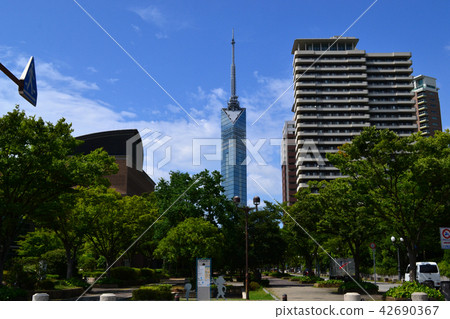 Fukuoka Seaside also has scenery around Sazae-san Street 42690367