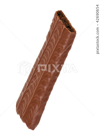 chocolate bar - isolated on white background 42690654