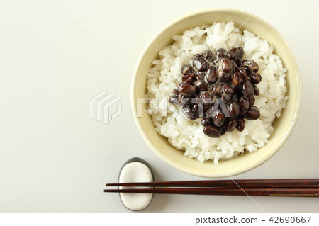 Black beans natto 42690667