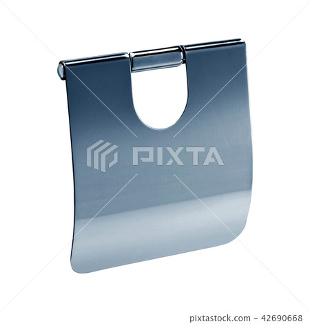Toilet paper holder, isolated on white background Toilet paper holder, isolated on white background 42690668