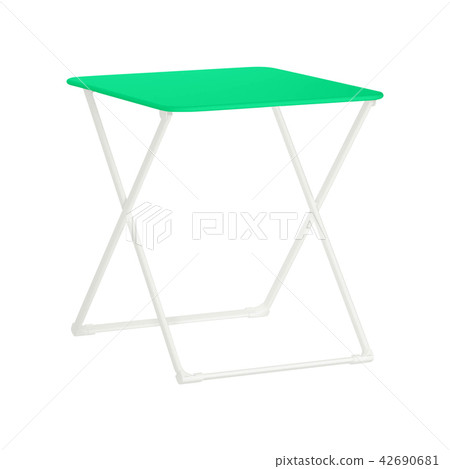 Folding camping stool isolated on white Folding camping stool isolated on white 42690681