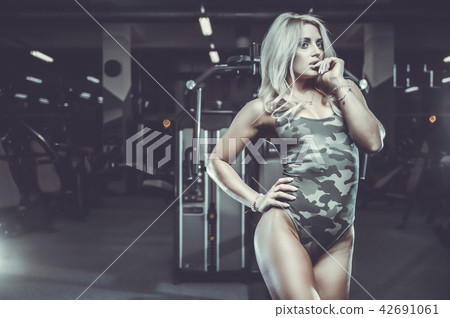 Sexy athletic young woman ass Sexy athletic young woman ass 42691061