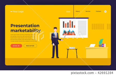Illustration flat design concept technology Illustration flat design concept technology 42691284