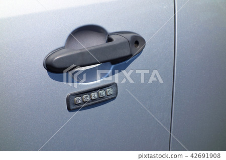 Car Door Door Keypad Stock Photo 42691908 Pixta