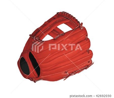 leather baseball glove isolated leather baseball glove isolated 42692030
