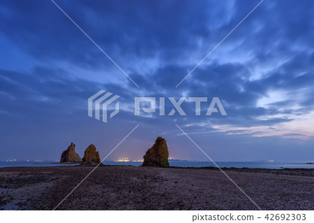 Jebudo，華城，京畿道，韓國，夜海 42692303